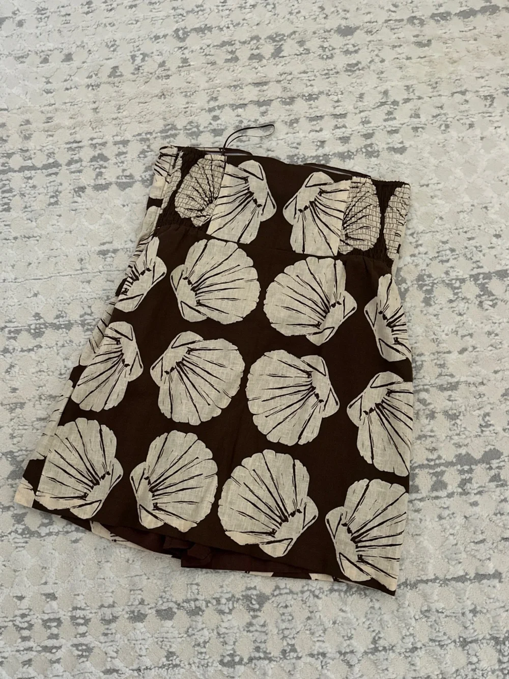 NWOT The A&F Scarlett Strapless Linen-Blend Skort - Picture 3 of 3